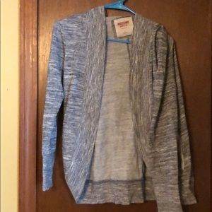 Woman’s hooded jogger cardigan